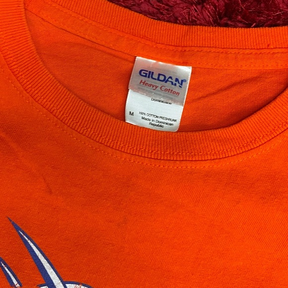 Blue Mountain State BMS Mascot Shirt Orange Medium Thad Castle Alex Moran - Picture 4 of 6